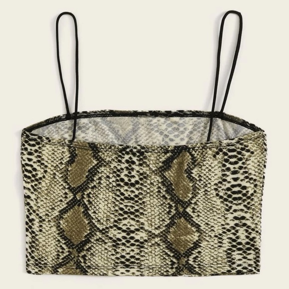 snakeskin crop top - Picture 2 of 4